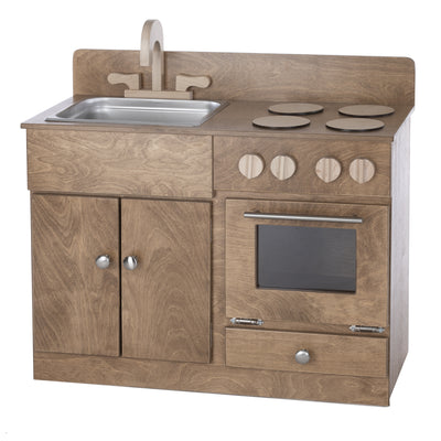 Harvest Children's Wooden Sink and Stove Playset