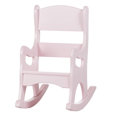 Pink Children's Wooden Rocking Chair