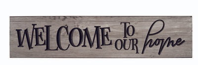 Welcome to Our Porch 24 inch Wooden sign on harvestarray.com