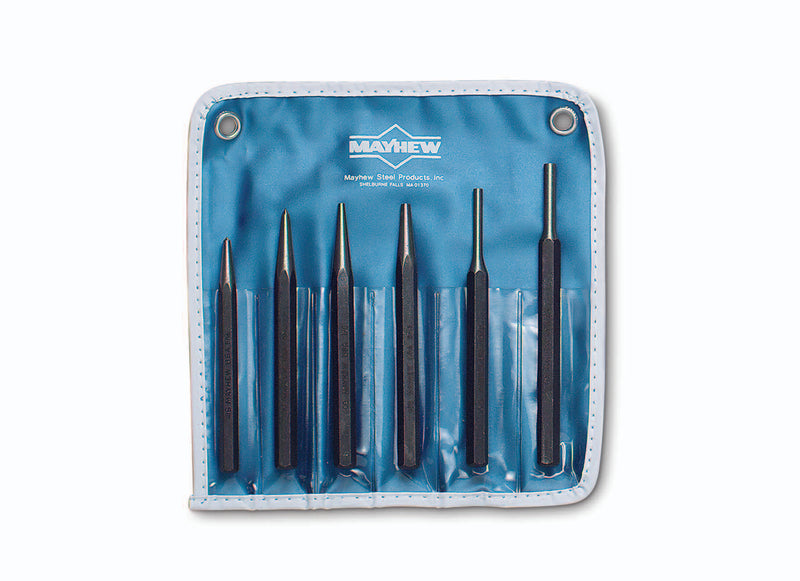 Punch & Chisel 6 Piece Set w/Pouch (Mayhew 