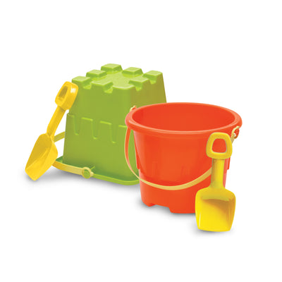 8" Sand Mold, Pail & Shovel Beach Sandbox Toys from Harvest Array