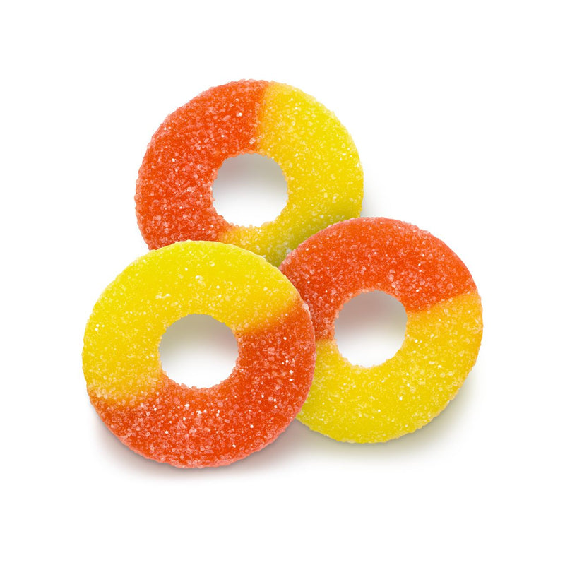 Loose Albanese Gummi Peach Rings for Harvest Array