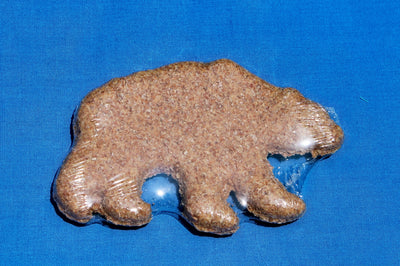 Peanut butter bear All Natural Shaped Dog Cookies 