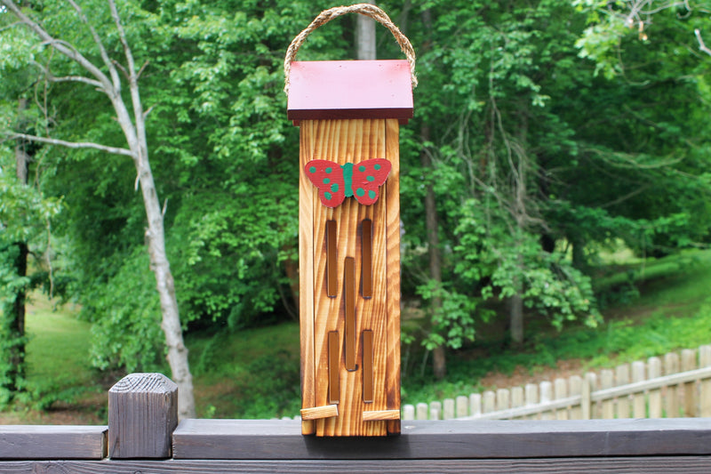 Protect the beautiful butterflies that come into your yard with this Amish made Butterfly House.  From Harvest Array