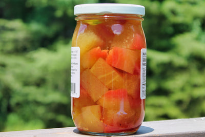 Close up of Annie's Kitchen Watermelon Rind