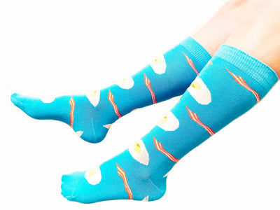 Cute Bacon and Eggs Socks