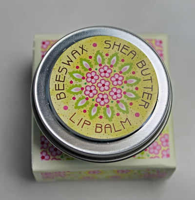 Beeswax with Shea Butter Lip Balm with Lemon Verbena packaging