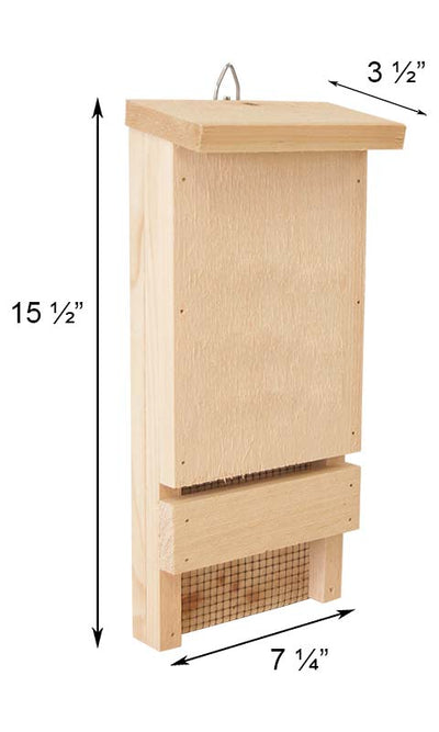 Dimensions for the Bat House DIY Kit for 12 Bats