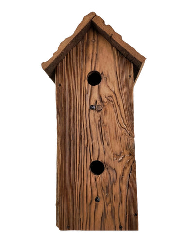 Recycled Wood Two-Story Birdhouse from Harvest Array