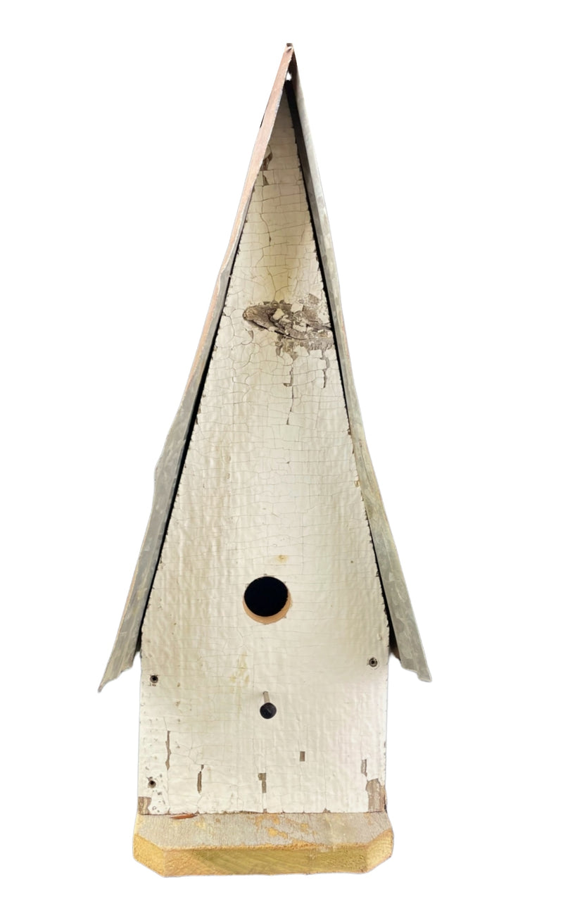 High White Shanty Birdhouse for Harvest Array