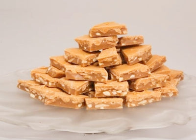 Butterscotch Toffee on a tray