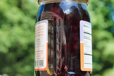 Close up of Byler's Relish House Seedless Homemade Style Jams BlackBerry