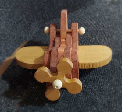 Handcrafted Wooden Airplane