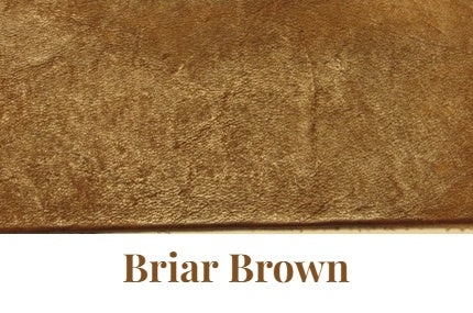 Briar brown leather swatch for the Mini Leather Shoulder Purse 4" H x 5" W x 3" D, with a 30" Strap