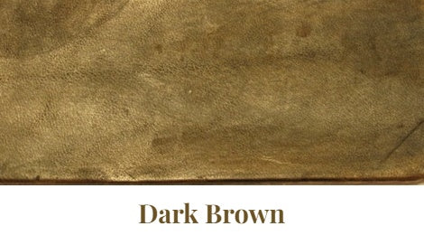 Dark brown leather swatch for the Mini Leather Shoulder Purse 4" H x 5" W x 3" D, with a 30" Strap