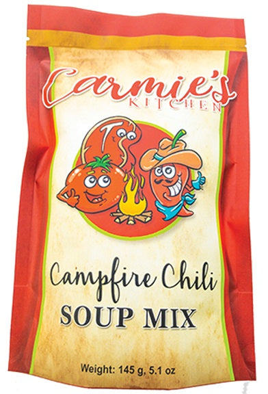 Carmie's Kitchen Campfire Chili Mix available at Harvest Array