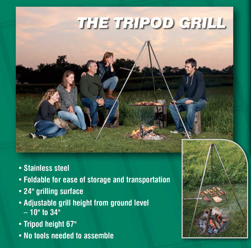 Outdoor Tripod Grill Campfire Grill From Harvest Array