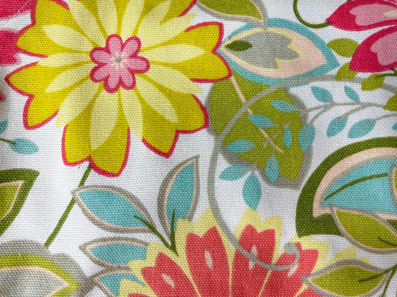Material used for the Charlotte Retro Flower Print Apron