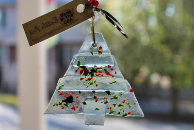 Fused Christmas Tree Ornaments and Suncatchers
