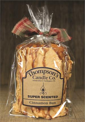 Cinnamon Bun Super Scented Medium Pillar Candle