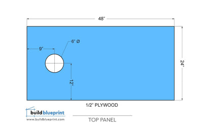 Dimensions for the Polywood Corn Hole Boards