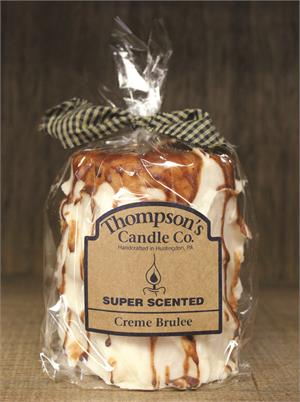 Crème Brulee Super Scented Medium Pillar Candle
