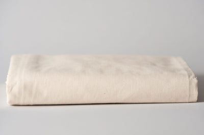 Organic Crib Sheet in natural color by American Blossom Linens for Harvest Array.