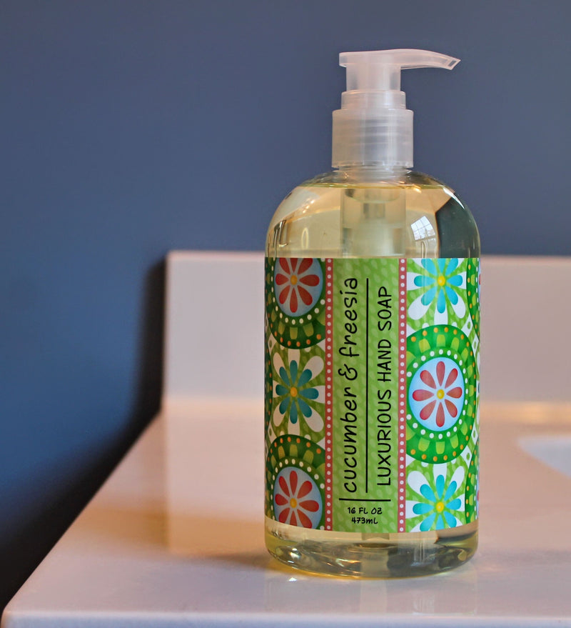 Cucumber & Freesia Liquid Hand Soap