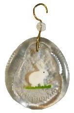 Hand Painted Easter Bunny Suncatcher from Harvest Array