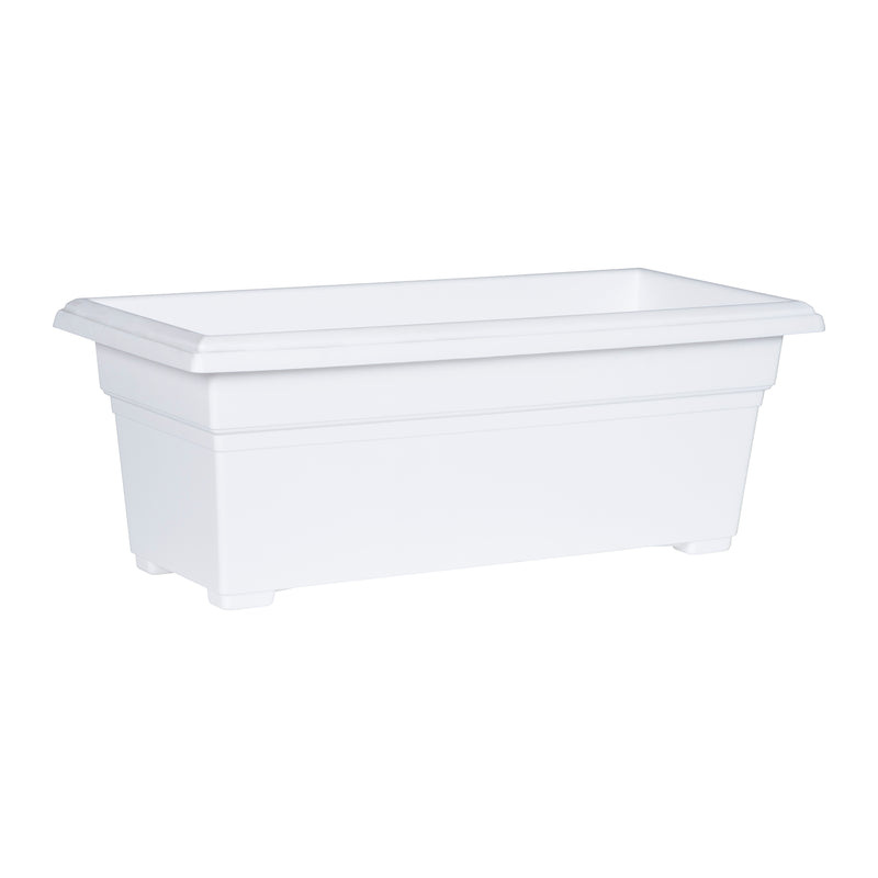 White Flower box planters from Harvest Array