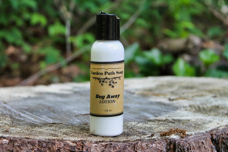 Garden Path Bug Away Lotion in 2 ounce size from Harvest Array