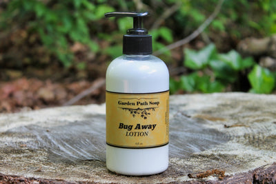 Garden Path Bug Away Lotion in 8 ounce size from Harvest Array