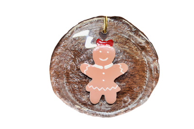 Gingerbread girl ornament 