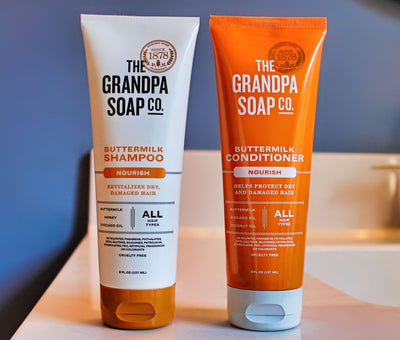 The Grandpa Soap Co. Buttermilk Shampoo and Conditioner