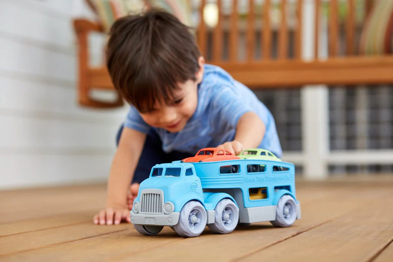 Car Carrier in play, 100% Recycled Plastic Toy