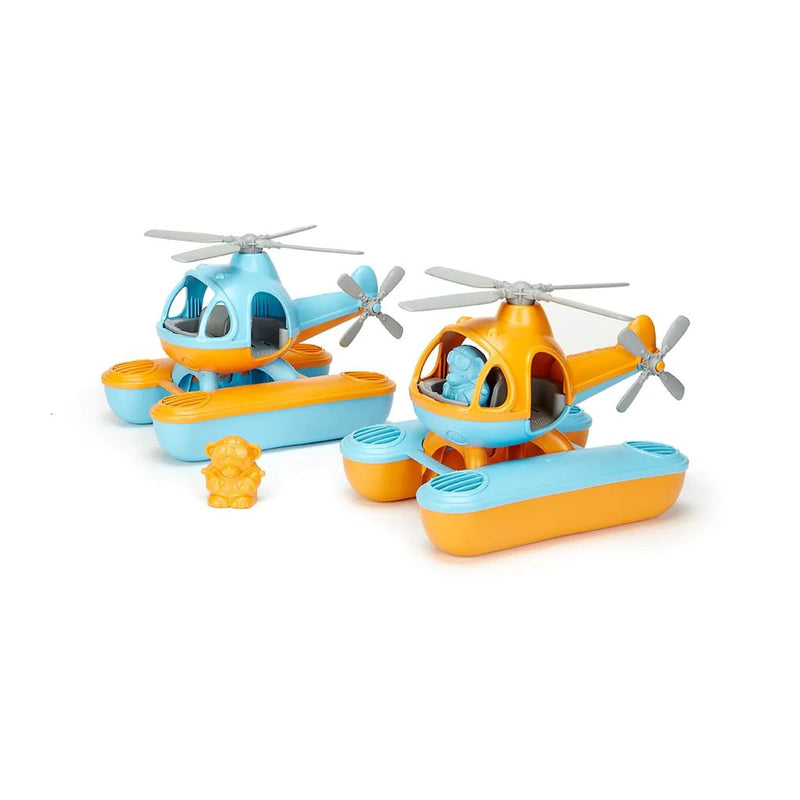 Blue and Yellow Sea-copters, 100% Recycled Plastic Toy