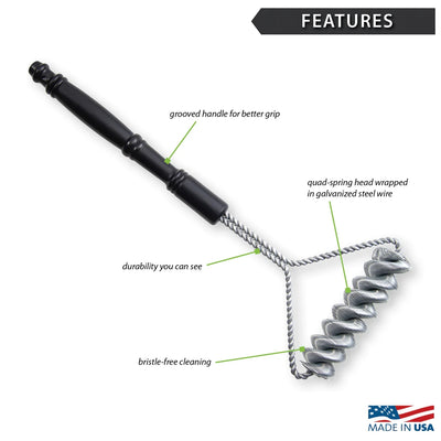 Dimensions for the Rada 16" Grill Brush