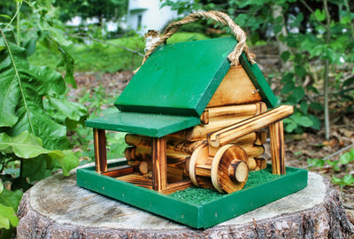 Grist Mill Wooden Bird Feeder