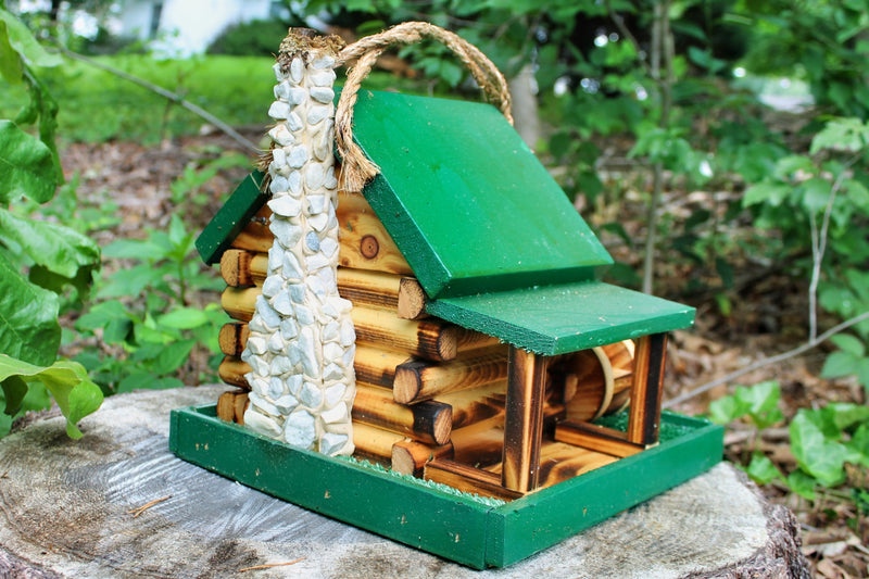 Grist Mill Wooden Bird Feeder