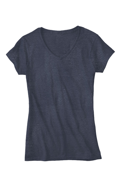 Women's 50/50 Blend V-Neck T Shirts