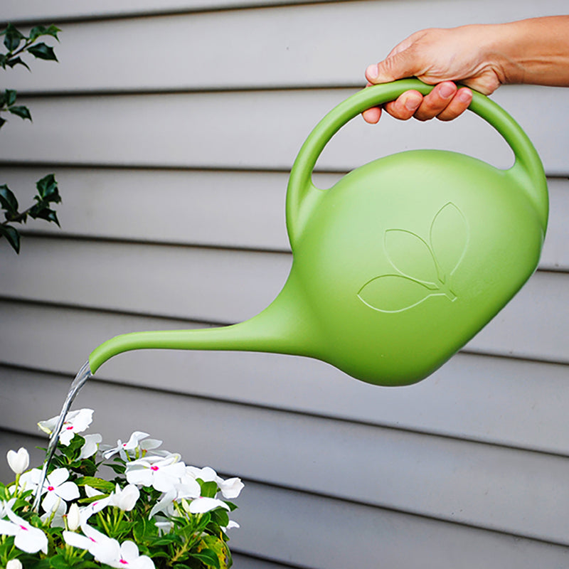 This green Half-Gallon Watering Can is a great size all your small house plants From Harvest Array