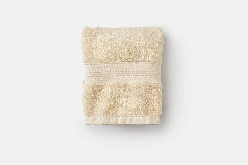 The hand towels have decorative dobby design for a classic look.