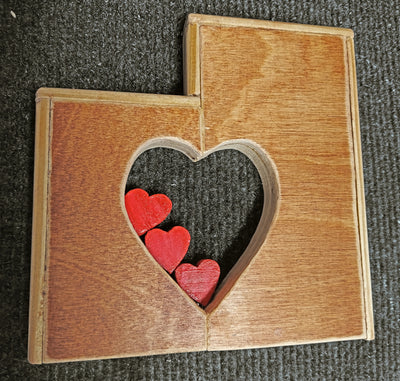 Hearts in a Heart Plaque