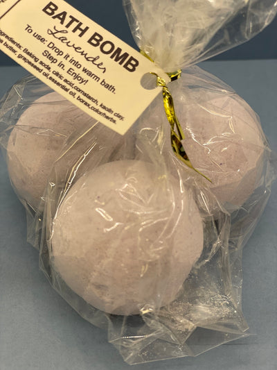 Set of Three Lavender Bath Bombs