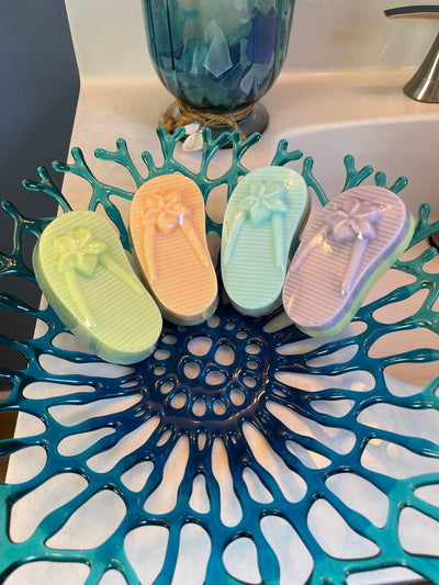 Adorable Flip Flop Soaps Made in America.