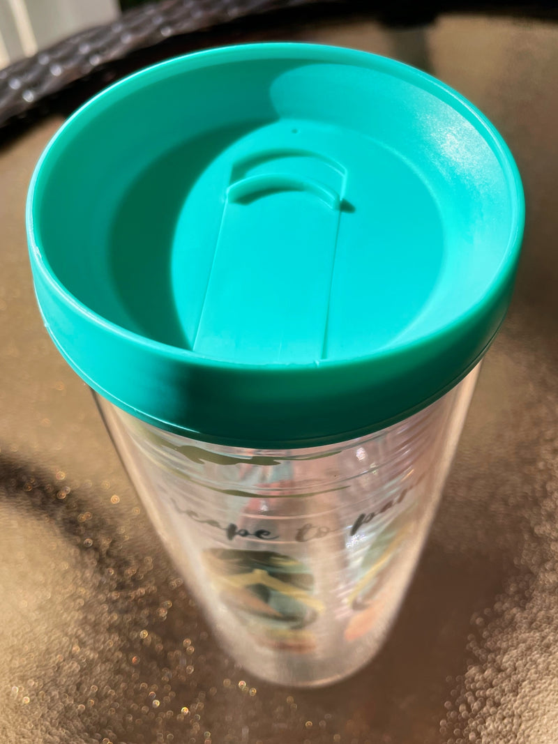 16 OZ . Beach Tumblers with Lids