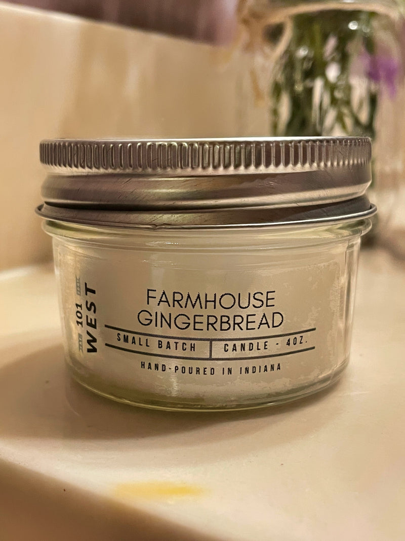 Sot Wax Candle ~ delicious Farmhouse Gingerbread scent.