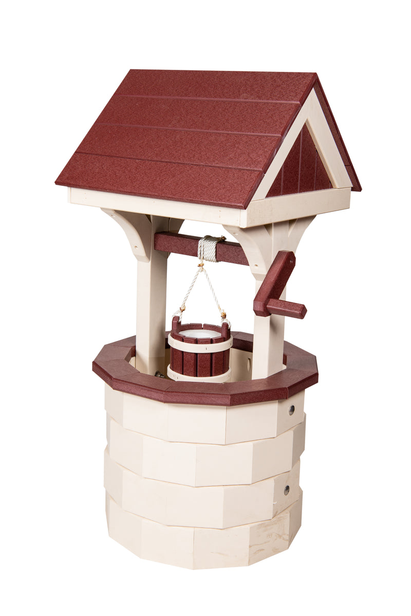 Ivory and cherrywood Large Wishing Well