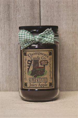 Juicy Apple Mason Jar Super Scented Candles 12oz.