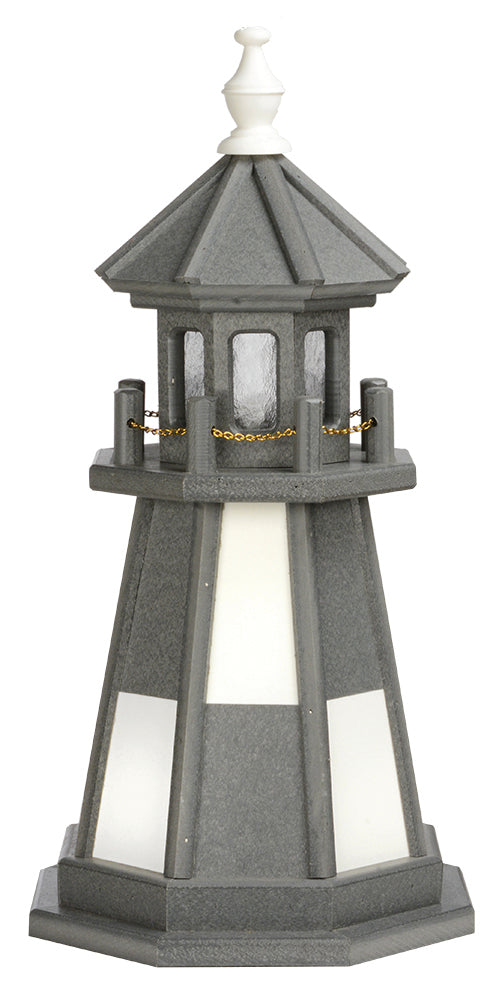 Cape Henry in Gray and White Wooden Lighthouse - 2 Feet on harvestarray.com